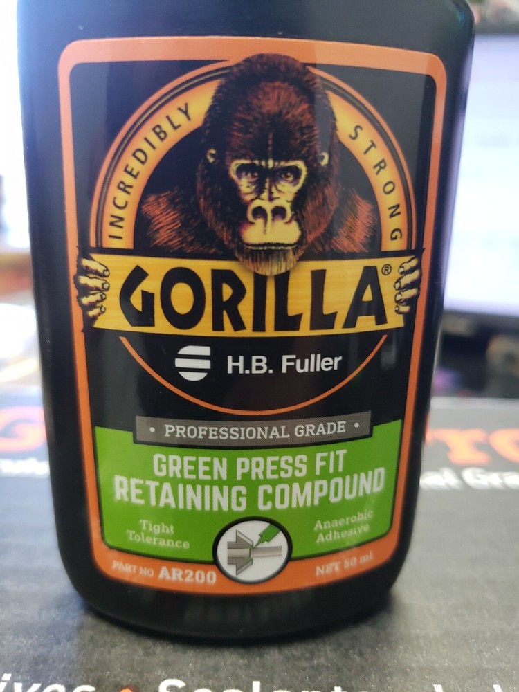 Gorilla Pro® AR200 GREEN PRESS FIT RETAINING COMPOUND 50ML