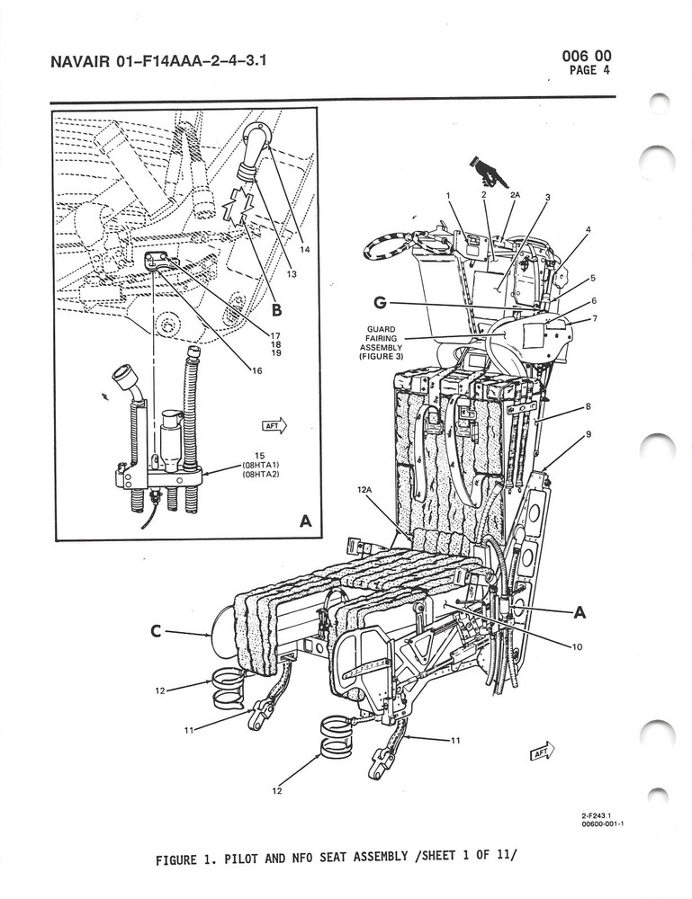 MK-GRU7A Ejection Seat Maintenance W/IPB Flight Manual - CD Version
