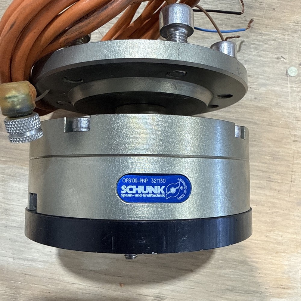 Schunk OPS 100 PNP Overload Protection Sensor For Robot Arm