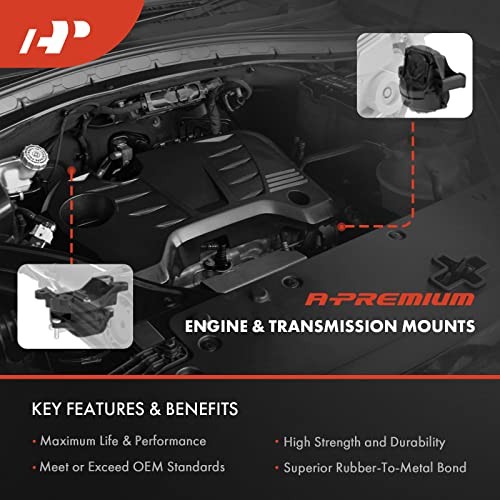 3PCS Engine Motor Mount and Transmission Mount and Torque Strut Mount Set