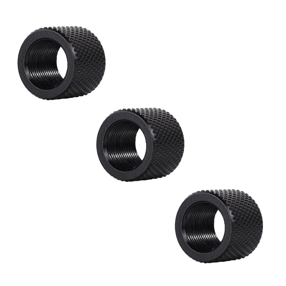 Thread Protector 1/2 x 28 for .22LR .223 & 5.56 (2pack) black