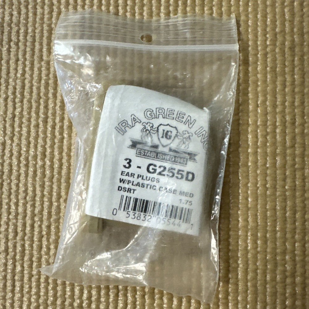 STAFF SERGEANT E-6 SEW ON RANK TAN EAR PLUG CASE BOOT BLOUSERS