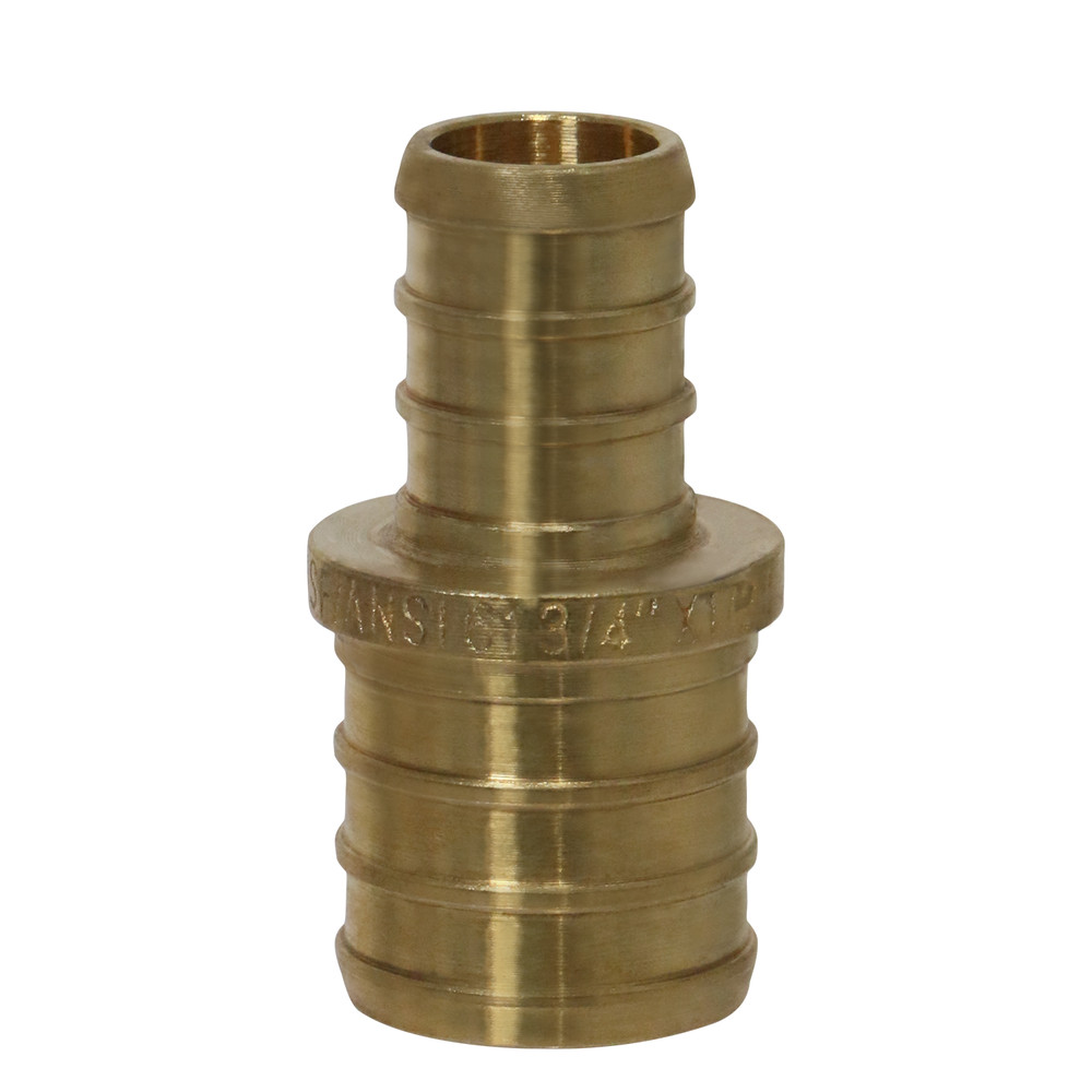 50 Pack XFITTING 3/4" x 1/2" Pex B Coupling,  Pex B Reducing Coupling, Lead Free