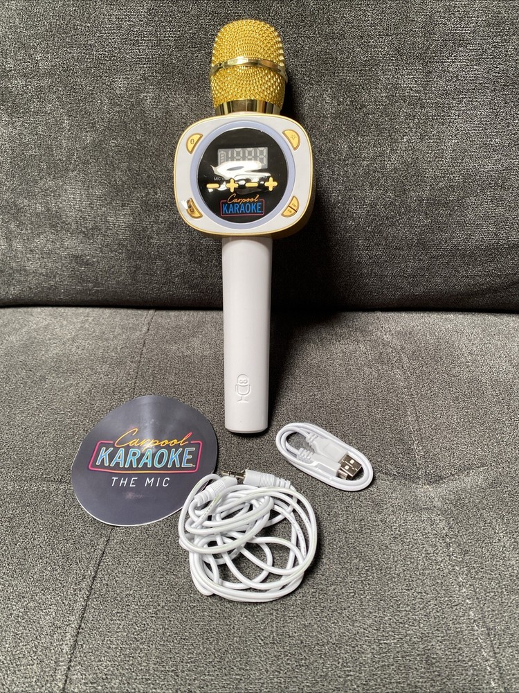 Singing Machine CPK545 Carpool Microphone - White