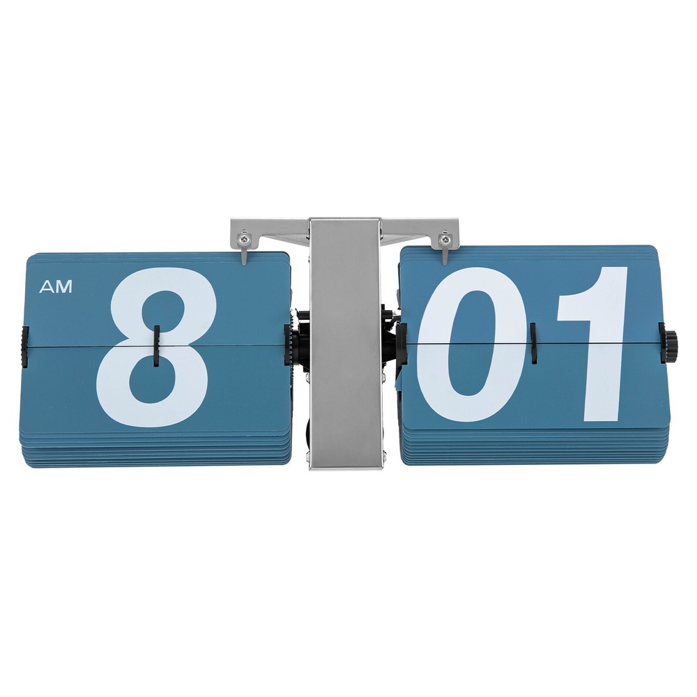 Retro Style Wall & Tabletop Flip Clock - Classic Mechanical - Digital Display