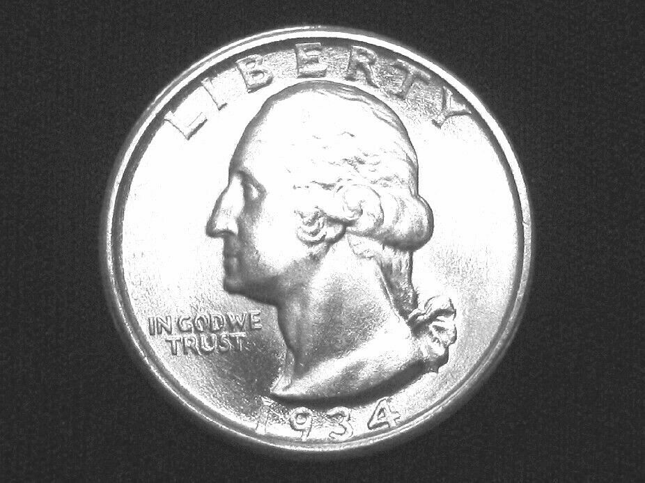 1934 Washington Quarter --- Gem Uncirculated