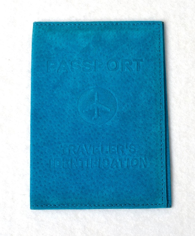 LEATHER (SUEDE) PASSPORT CASE