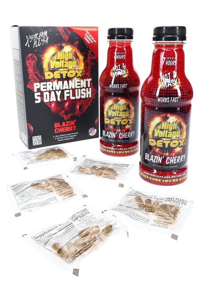 High Voltage Permanent 5 Day Double Flush - Blazin Cherry