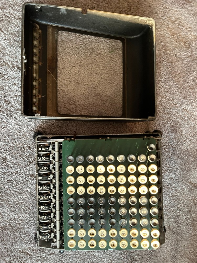 Burroughs Key Calculator Adding Machine Keys Locked Needs Fixing