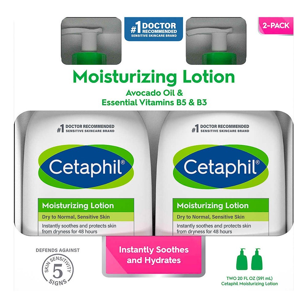 Cetaphil Moisturizing Lotion 20oz - 2 Pack