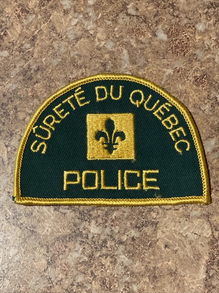 Police Patch - Surete Du Quebec - Canada
