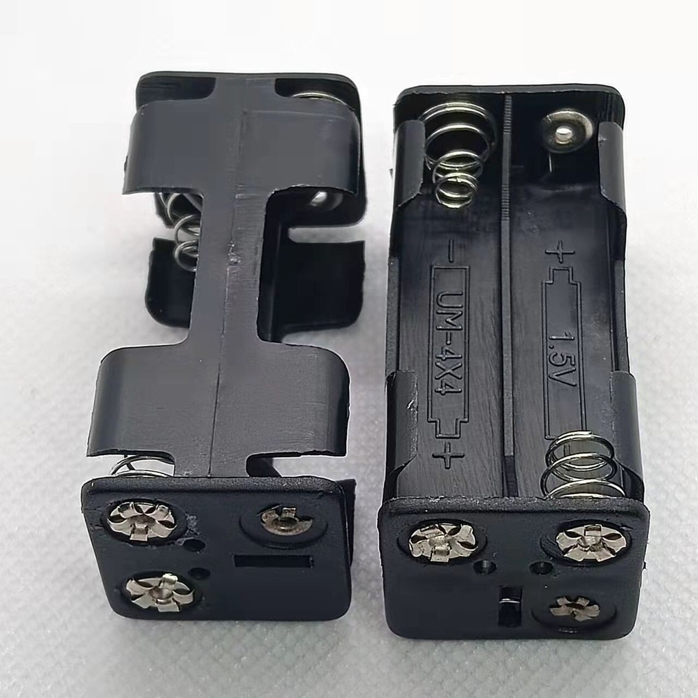 1pcs4 sections No.7 back pack 6V garbage can battery box with contac