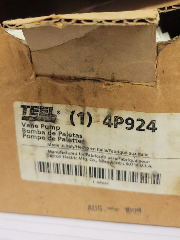 Teel vane pump