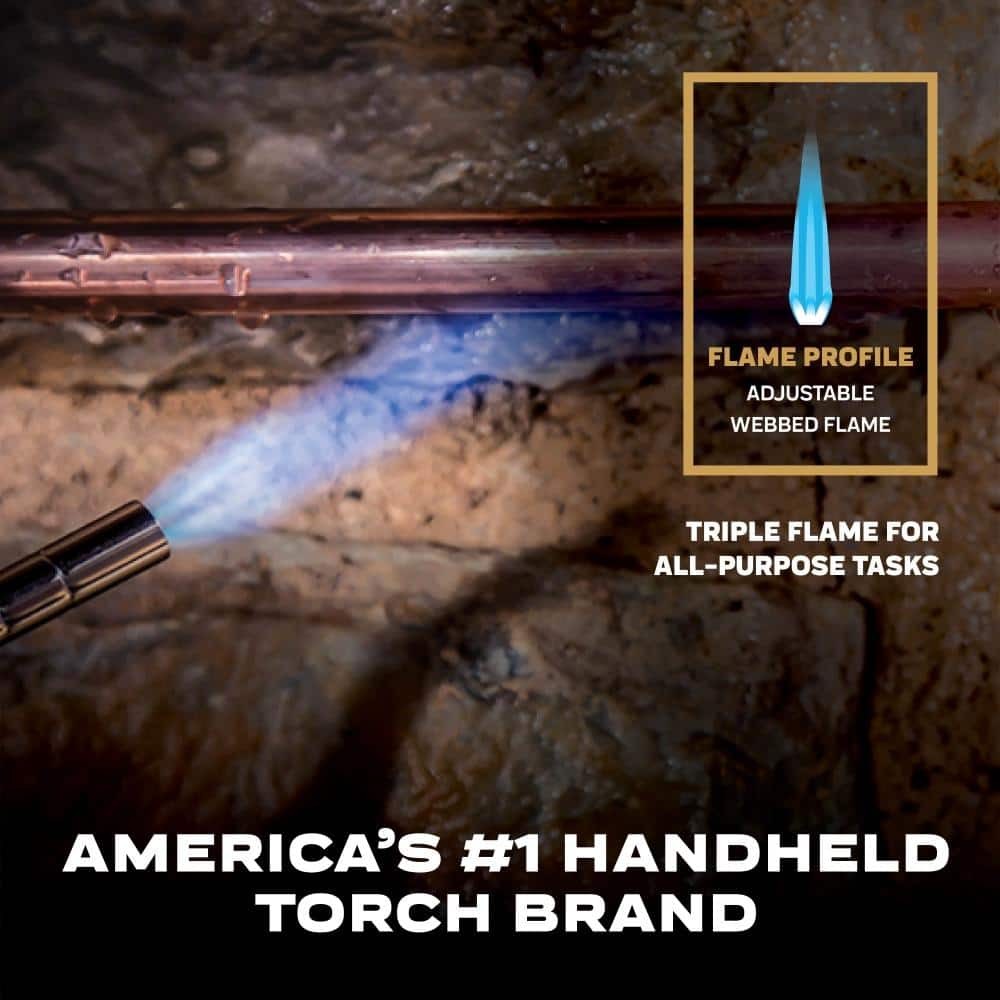 Propane Gas Torch Head with Adjustable Flame