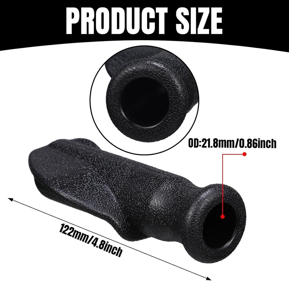 2 Pair Universal Rollator Hand Grip Replacement Parts for and black