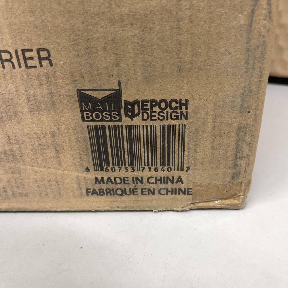 Locking Mailbox Wall Mount Medium Mail Boss Metro Bronze High Security 7164