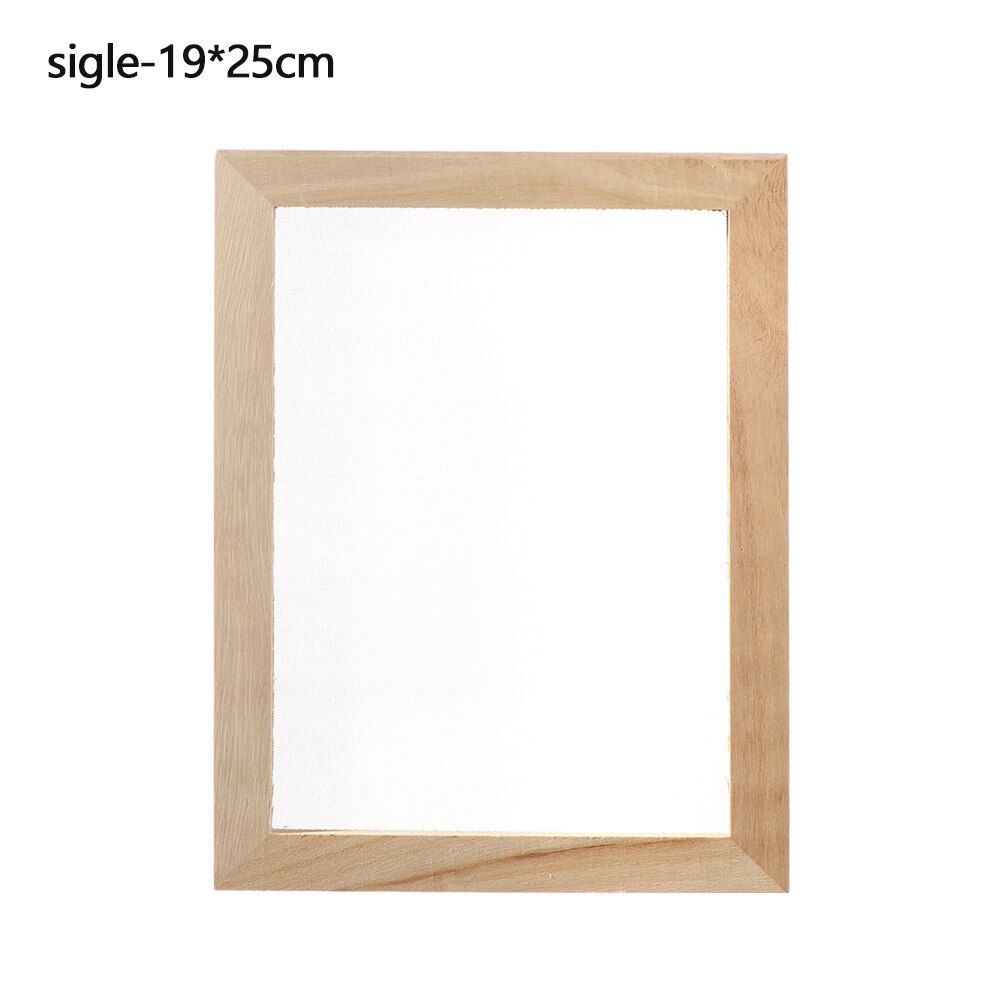 Multi-size Paper Making Molds- Screen Learning Wood Handcraft Gift Mesh Mold 1pc