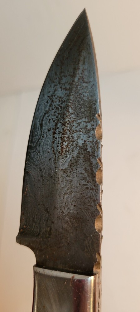 Damascus Fixed Blade Knife with Sheath