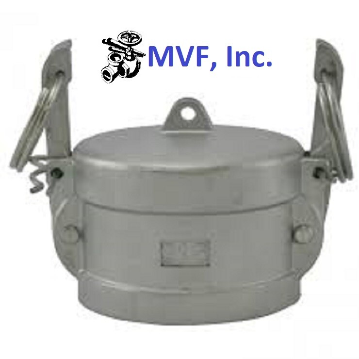 4" Type DC; Dust Cap Coupler 304 Stainless Hose Fitting Camlock