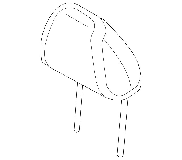 Genuine Nissan Headrest 86400-6CC1A