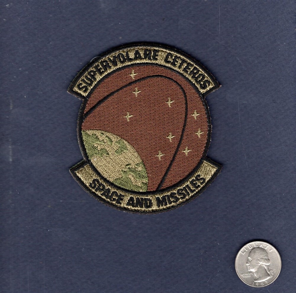 718th TS Test Squadron USAF Missile Rocket Patch +V