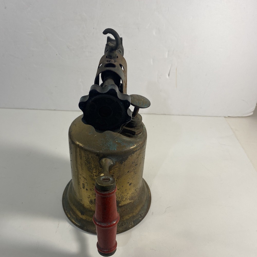 Vintage Brass Turner Metal Blow Torch With Handle And Knobs !