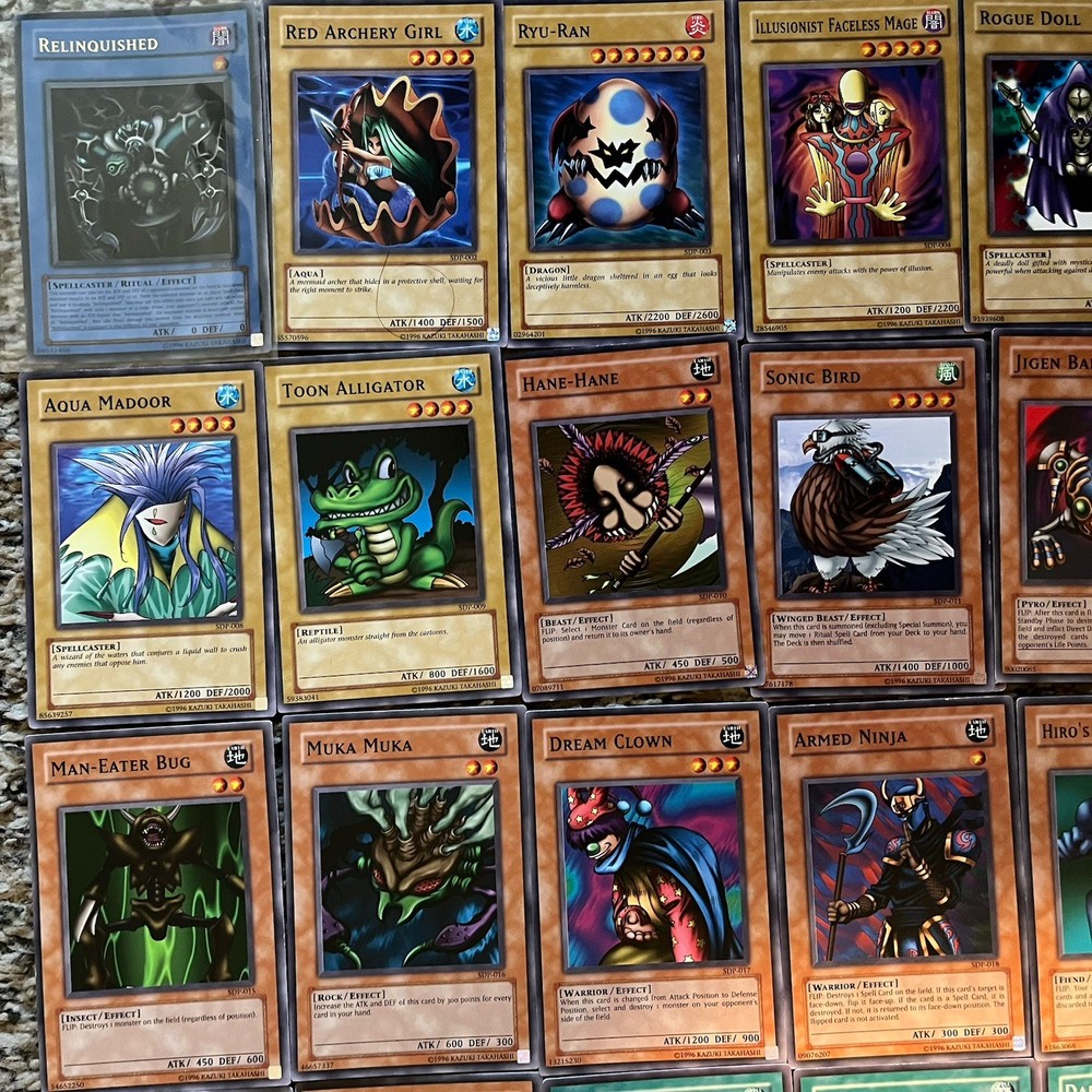 Yu-Gi-Oh Starter Deck: Pegasus Complete SDP 001 - SDP 050