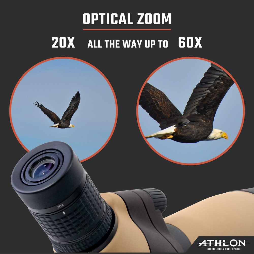 Athlon Optics Talos 20-60x80 Spotter Scope , Black