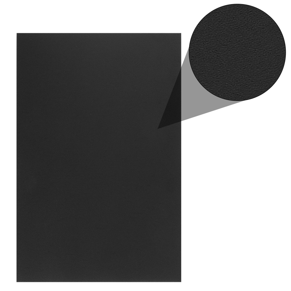 ABS Plastic Sheet 8 x 12",Flexible Sheets 1/16" Thick Leather Texture Black 2Pcs