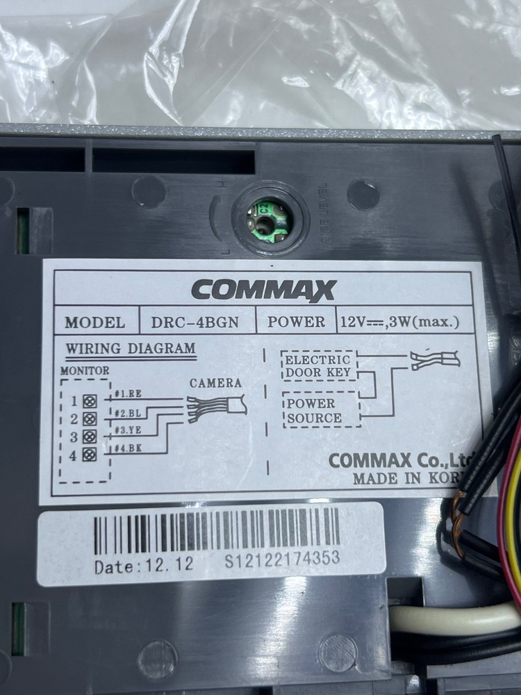 COMMAX DRC-4BGN Intercom Call Panel