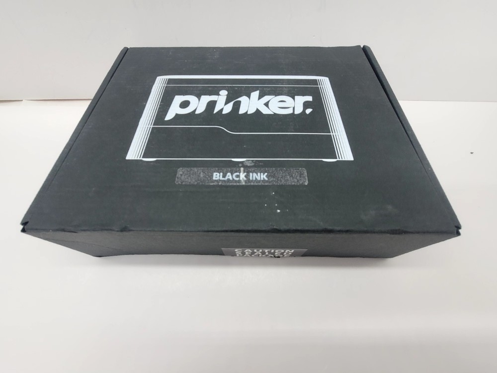 New Prinker S Black Custom Temporary Tattoo Device Open Box Water Proof