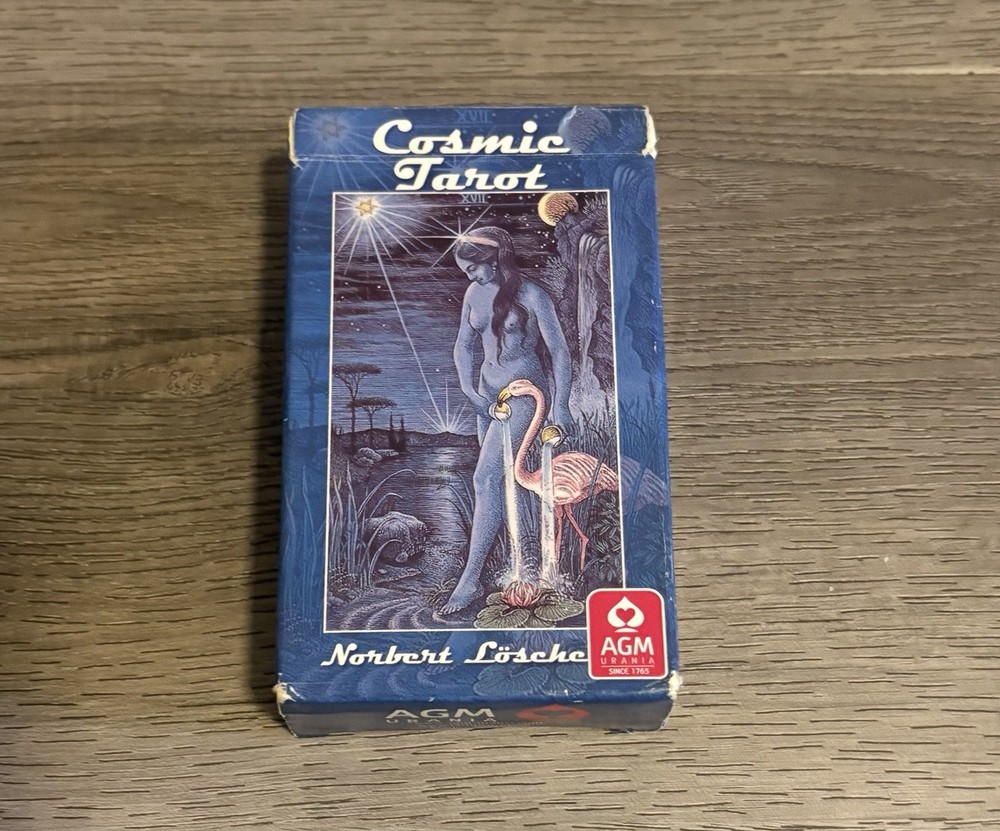COSMIC TAROT DECK CARDS NORBERT LOSCHE ESOTERIC TELLING AGM Rare