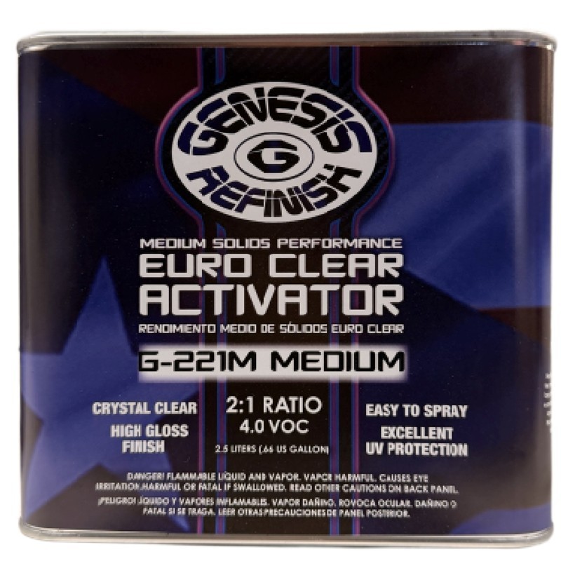 Genesis Refinish G-221M Medium Act. Qt. For G-221 Clearcoat-(Activator ONLY)