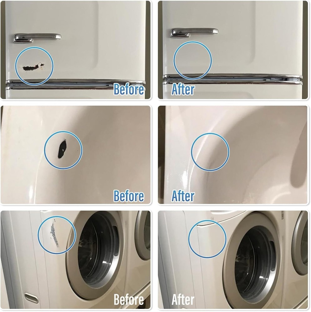 Gloss White Sink & Appliance Touch Up Paint - Waterproof, Quick Drying Formula