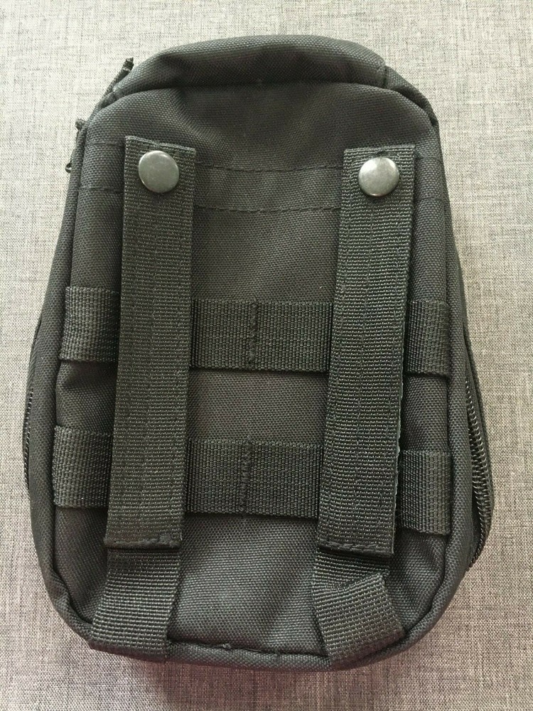Rothco Molle Tactical Black Pouch for First Aid Kit Bag