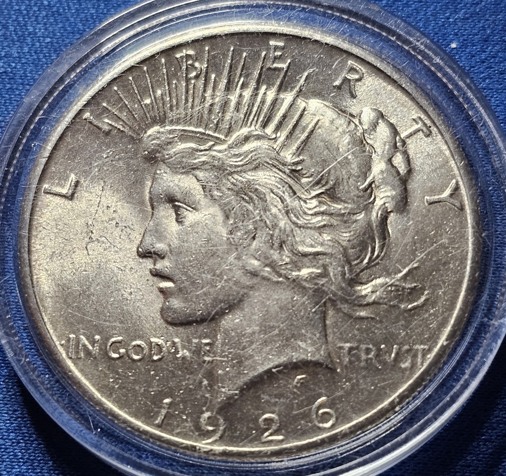 BU 1926 (P) Peace Silver Dollar $1 Unc MS 90% - Luster!!!!