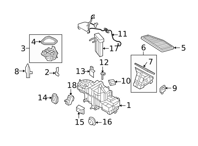 Genuine Sensor XW4Z-19C734-BA