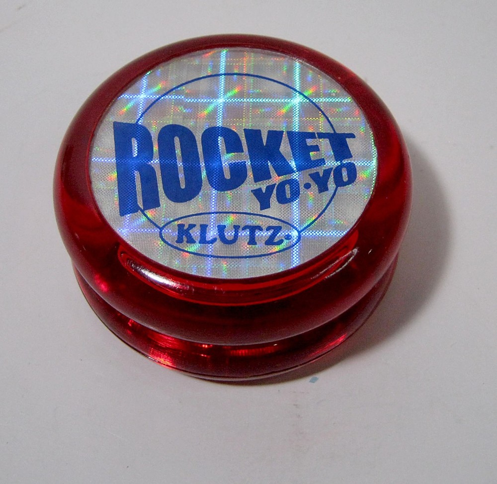 Vintage Klutz Red Rocket Yo-Yo