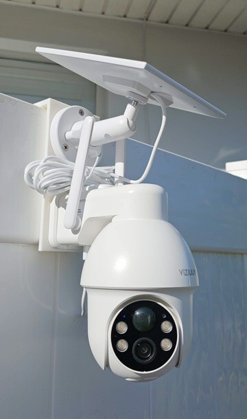 Vinyl Fence Mount Bracket for Security Camera, Solar Light, no drilling.