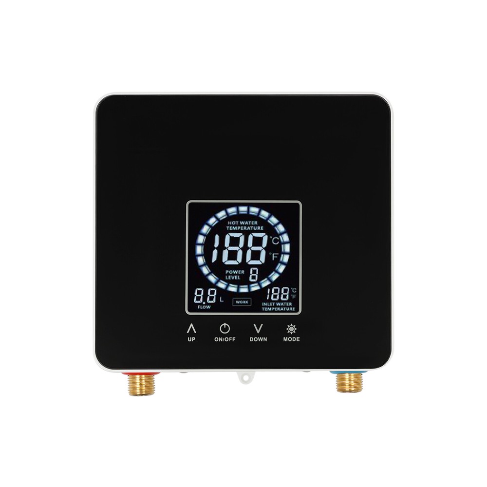 WATER HEATER, INSTANT ELECTRIC WATER HEATER, WATER HEATER WITH LED DISPLAY