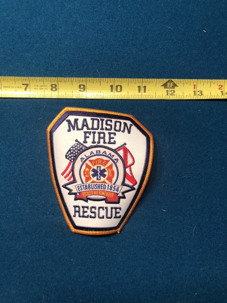 Madison Fire Rescue Department Patch Alabama AL