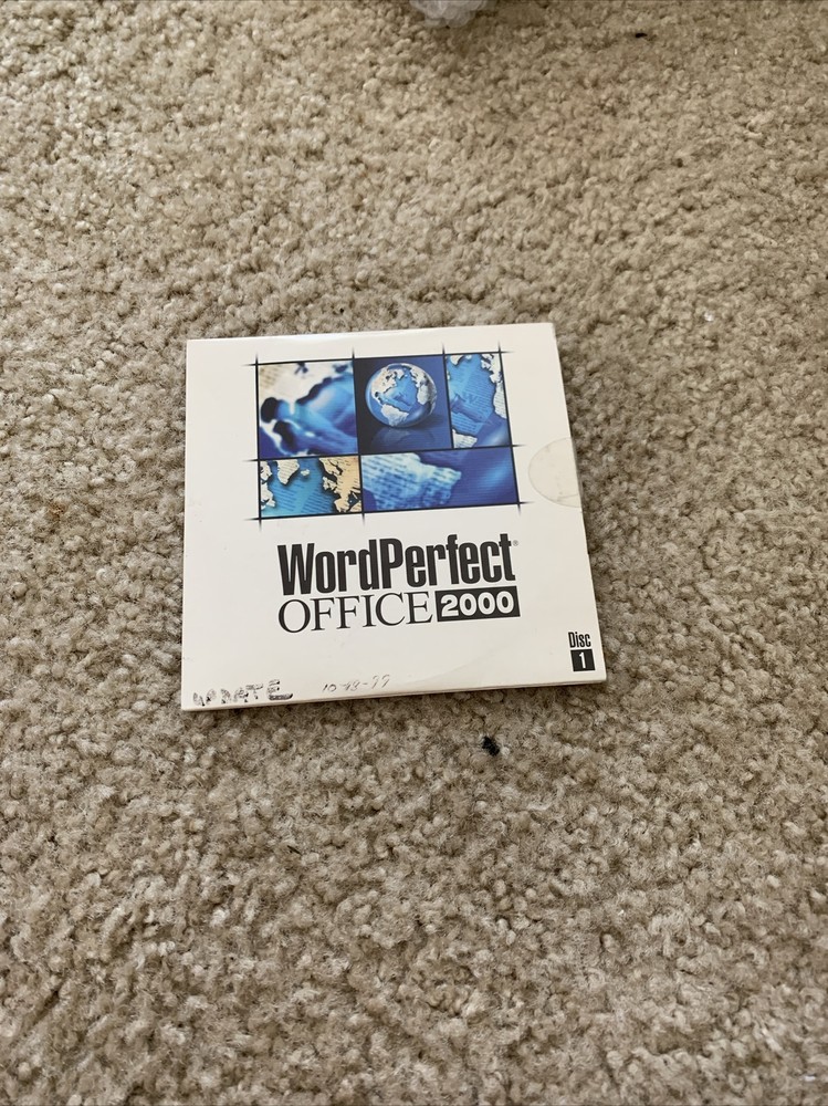 Corel WordPerfect Office 2000 Standard Edition See Pics