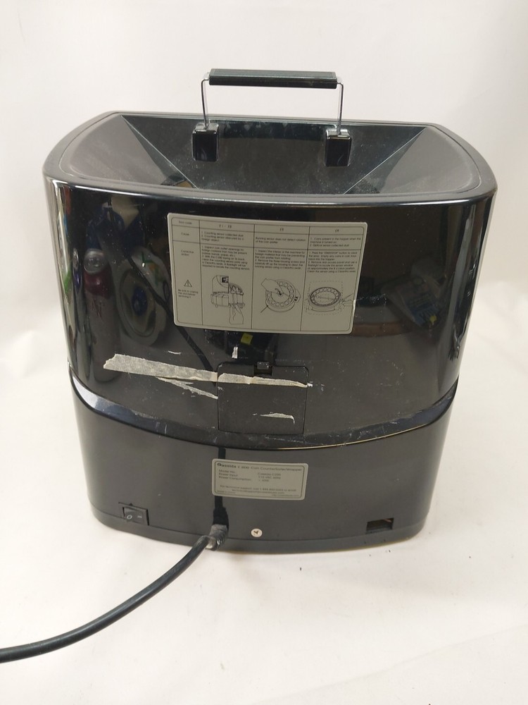 *Tested Working* CASSIDA C200 Coin Change Counter Sorter missing CATCH BINS