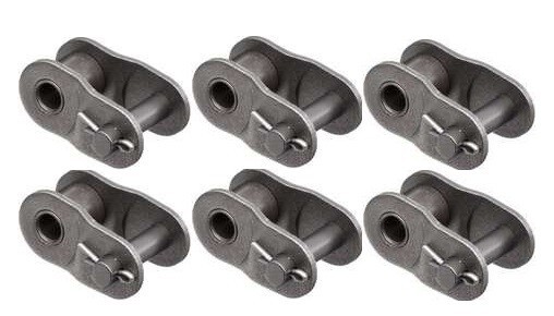 6-Pack Standard Roller Chain Offset Link For #40 Roller chain