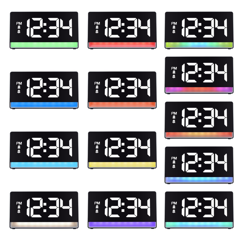 Digital Color Changing Deep Sleep Alarm Clock