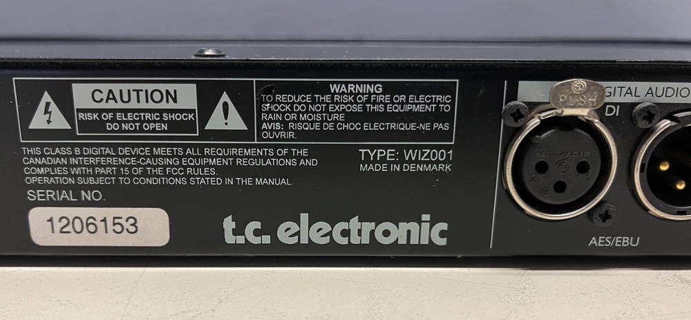 TC Electronic Wizard Series 48K Finalizer Studio Mastering Processor WIZ001