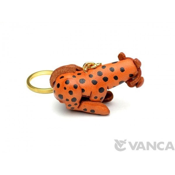 Leopard Leather Keychain(L)