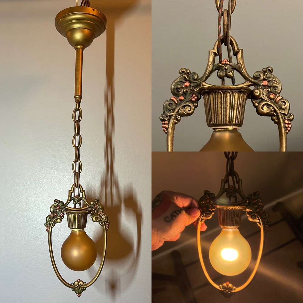 Rewired entry Riddle pendant light beautiful Rare 145D