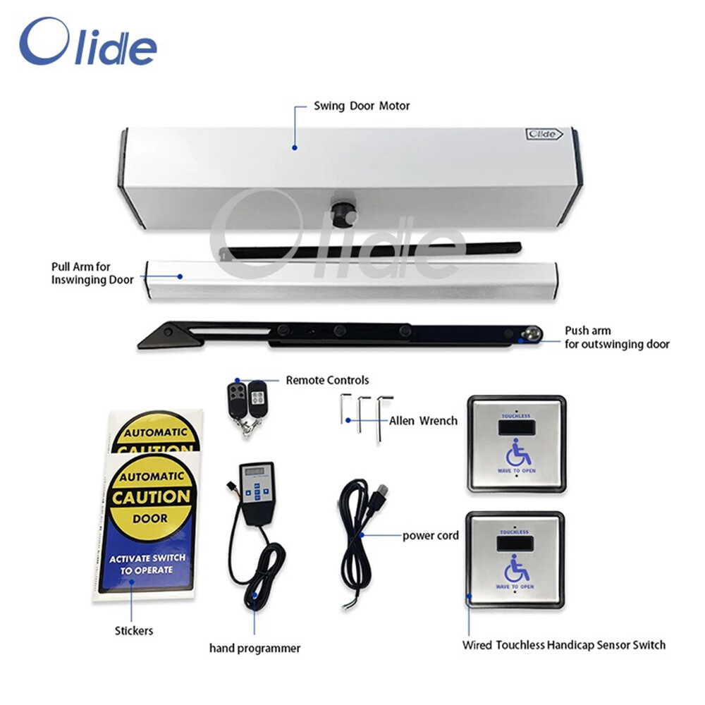 DSW120 Automatic Swing Door Operator with Wireless Touchless Activation Switch