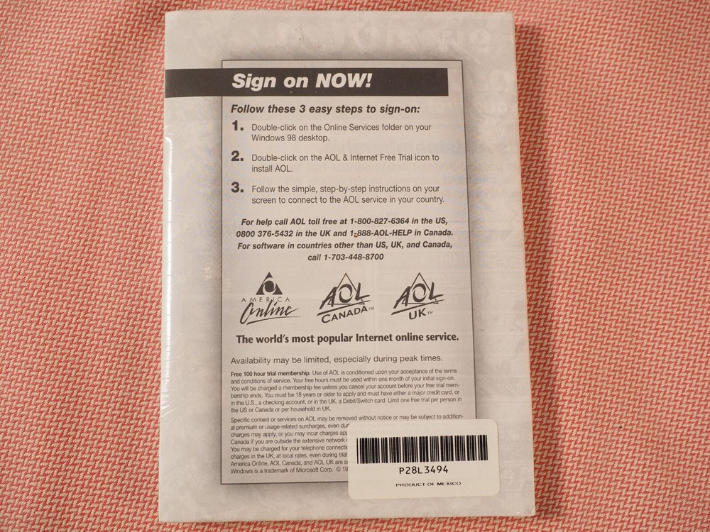 Microsoft Windows 98 Getting Started Book IBM SEALED X04-15755